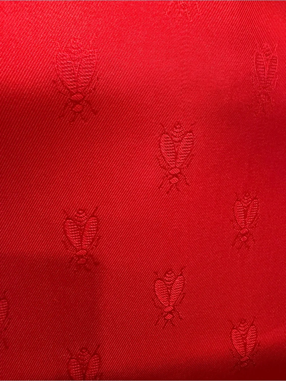Hermes Bold Red Silk Scarf Wrap